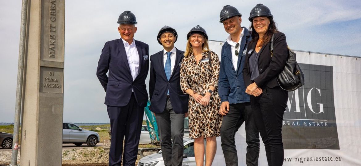Construction is underway on MG Park Malmö’s newest warehouse